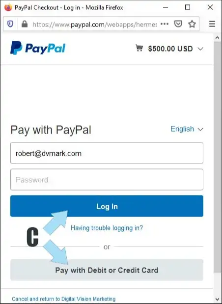 paypal invoice
